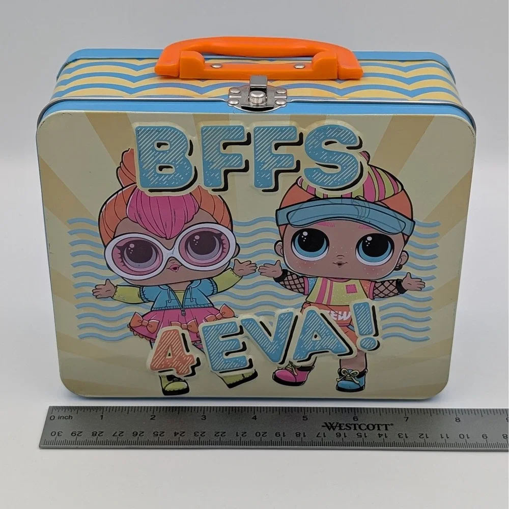 LOL Surprise Puzzle in Metal Lunchbox Neon QT Neon Guy BFFS 4 EVA Complete Set